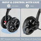 Pet Stroller with 2 Detachable Carriers, Foldable, Spacious Interior, Large Capacity, Durable Construction