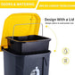 Pooper Scooper 2 Pack with 20 Litre Step Dog Poop Trash Can, 28" Long Handle Dog Poop Scoopers for Large Small Dogs Heavy Duty, Removable Inner Bucket for Outdoors, 50 Waste Bags Included