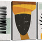 Framed Canvas Wall Art African Ethno Motive Wall Art Set, Abstract Ethno Art, African American Woman Portrait, Black Orange Print, Contemporary Collage, Minimalist (A-3pcs,16x24inchx3pcs)