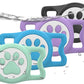 IP68 Waterpoof Dog Airtag Holder, Stretchy Silicone Full Body Covered Apple Air Tag Holder for Dog Cat Collar Fit All Width Collar (Black/Green/Blue/Pink, 4 Pack)