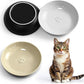 3PCS Cat Food Bowl,Ceramic Cat Dish for Indoor Cats,Wide Shallow Cat Bowls for Dry and Wet Food,Anti Whisker Fatigue Cat Plates for Kitten Cats or Dogs