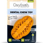 Oxyfresh Dog Dental Chew Toy - Best Durable Rubber Dog Toy for Tough Chewers – Helps Remove Plaque, Cleans Teeth & Freshens Breath Without Brushing (Large)