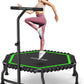 ANCHEER 50" Rebounder Trampoline for Adults With Bar, 550 LBS Mini Trampoline Quiet Exercise Bungee Jumping Cardio Trainer Workout
