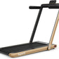 GYMAX Walking Pad, 2.25HP Dual Display Foldable Treadmill for Home with Remote/Smart App Control, Portable Compact Treadmill for Office Under Desk, Folding Running Machine for Small Spaces