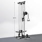 LAT Pulldown Machine, Multi-Functional Cable Machine with High and Low Pulley Station, Row Cable Machine Home Gym with Leg Support, Tricep Workout Equipment