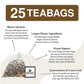 BREWIX, Vanilla Spiced Chai Tea (25 Pyramid Tea Bags) | High Caffeine, Gluten Free | Blend Of Vanilla & Masala Chai Tea | Black Tea with Cinnamon, Black Pepper, Cardamom and Clove | Energy & Focus Tea