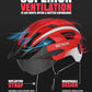 VICTGOAL Bike Helmet for Men Women with Led Light Detachable Magnetic Goggles Removable Sun Visor Mountain & Road Bicycle Helmets Adjustable Size Adult Cycling Helmets