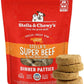 Stella & Chewy's Freeze-Dried Raw Dinner Patties - Beef Recipe - High Protein Grain-Free Puppy & Dog Food - Perfect For Picky Eaters - 14 oz