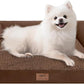 Small Dog Bed Orthopedic Washable Cat Bed Memory Foam Couch Sofa Comfy Pet Beds with Waterproof Removable Cover & Non-Slip Bottom