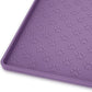 Ptlom Dog Food Mat Anti-Slip Pet Bowl Mats for Food and Water, High-Lips Pet Placemat Prevent Messy Spills to Floor, Waterproof Puppy Feeding Tray for Small, Medium Large Dogs Cats, Silicone