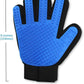 Pets First Dog Grooming Gloves Best Professional Deshedding, Brushing, Cleaning Mitt Tool for Small, Medium or Large Dogs & Cats. Fur & Hair Remover. Prevents Matted Coats. Soft Rubber Bristle Brush
