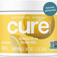Cure Hydration | Plant-Based Electrolyte Drink Mix | No Added Sugar | FSA-HSA | Dehydration Relief Powder Made with Coconut Water | Non-GMO | Vegan | 28 Servings Jar - Lemonade