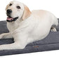 Made4Pets Dog Crate Pad Bed for Extra Large Dogs, Washable & Reversible, Anti-Slip Kennel Mat for Cozy Sleeping, Soft Fluffy Dog Bed for Indoor & Outdoor Use, 48"x30", Dark Gray