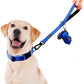 PLUTUS PET Short Training Dog Leash with Padded Handle for Medium Large Dogs,18 Inch Heavy Duty Strong Traffic Leash with Carabiner Clip for Climbing Walking or Guiding Blind(18”，Royal Blue)