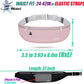 USHAKE Slim Running Belt, Workout Fanny Pack for Men Women,Exercise Waist Pack for Apple iPhone Holder, Runner Belt for Running Walking Cycling Camping Gym Light Pink
