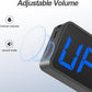 ANJANK Small Portable Gym Timer Clock, Strong Magnet, Workout Interval Timer with Powerful Battery, Stopwatch, Remote Control, Adjustable Brightness, Fitness Digital Timer for Home/Garage/Boxing