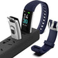 ENGERWALL Fitness Tracker with Step Counter/Calories/Stopwatch, Activity Tracker with Heart Rate Monitor, IP68, Health Tracker with Sleep Tracker, Smartwatch, Pedometer Watch for Women Men Kids