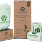 Biodegradable Dog Poop Bags, 60 Count, Certified Home Compostable, Leak-Proof, Easy Open, Standard Size, Supports Sustainable Living