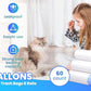 60 Pack Large Cat Litter Bags - 3MIL Extra Thick Leakproof Litter Box Liners, 31"x18" Heavy Duty Drawstring Cat Litter Liners for Automatic Litter Box, Odor Control Disposable Kitty Litter Bags 6 Roll