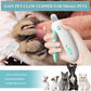 Adjustable Aperture Pet Blue Nail Clippers, Cat and Puppy Nail Trimmer with Grinding Nail File, Recommended by Pet Groomers, Safe to Avoid Over-Trimming, Professional Pet Nail Clippers for Beginners