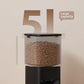 Automatic Cat Feeder, 5L/21 Cup Timed Automatic Pet Feeder, Dual Power Auto Dog Feeders, Pet Dry Food Dispenser for Cats & Small Dogs, 1-10 Meal Programmable 1-15 Portion Control Cat Feeder(Not WiFi)