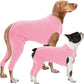 Nanaki Dog Surgery Suit Female Spay, Leg Sleeves for Dog Rear Legs, Doggy Onesie for Surgery Female, Doggy Recovery Suit Male Abdomen, Pet Wound Care Heal Protector, Surgical Suits for Pet Spay
