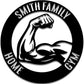 Personalized Home Gym Metal Name Sign | Custom Family Wall Art & Split Letter Name | Wedding Gift & Anniversary | Indoor Metal Decor Gift for Women, Men, Wife, Parents, Couple