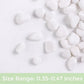 SIDONG 5 LB White River Rocks, 0.3-0.5 Inches Matte Pebbles for Indoor Plants, Aquarium Rocks Used in Fish Tank, Decorative Stones for Plants, Vases, Home Décor, Crafting, Garden Landscaping