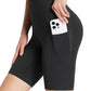 baleaf Women's 8"/ 5"/ 3" Biker Shorts High Waist Yoga Workout Gym Running Volleyball Spandex Shorts with Pockets
