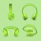 LilGadgets Connect+ Pro Wired Kids Headphones for School w/Microphone, Volume Limiting & Noise Reduction Over-Ear Headset w/Cord, SharePort Technology & SoftTouch Padding, Green Headphones for Kids