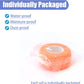 9 Pack 1" x 5 Yards Self Adhesive Bandage Wrap Self Stick Wrap for Ankle, Wrist, Finger, Sports, Breathable Cohesive Vet Tape for Pets (Light Orange)
