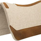 Weaver Equine 30" x 30" Contoured Wool Blend Felt Horse Saddle Pad, Shock Absorbing Western Saddle Pad for Protection, Durable Equine Supplies, Tan