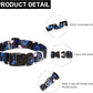 Mercano Adjustable Dog Collar - Special Design Patterns, Soft Nylon Comfortable Durable Pet Collar for Small Medium Large Dogs (L, Night Sky)