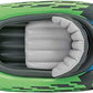 INTEX Challenger Inflatable Kayak Series: Includes Deluxe 86in Kayak Paddles and High-Output Pump – SuperStrong PVC – Adjustable Seat with Backrest – Removable Skeg – Cargo Storage Net