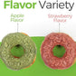 TEEWY 3PCS Guinea Pig Toys, Prevent Teeth Overgrowth, Natural Vegetables and Timothy Grass, Hamster Chew Toys, Guinea Pig Chew Toys, Chinchilla Toys, Donut-Shaped