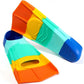 Kids Swim Fins,Short Kids Fins Youth Swimming Flippers for Lap Swimming Training for Children Girls Boys Beginners