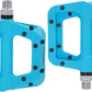 FOOKER MTB Pedals Mountain Bike Pedals 3 Bearing Non-Slip Lightweight Nylon Fiber Bicycle Platform Pedals for BMX MTB 9/16"