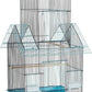 Prevue Hendryx Beijing Bird Cage, Blue and Black, 1/2" (SP41730-1)