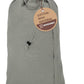 LFH Home Cotton Canvas Extra Large Laundry Bag with Handle, Heavy Duty Drawstring Closure Washable Laundry Bags, School Travel, Home, Hotel, College Dorm, Organizer Sack, Toys Clothes 28x36-Grey