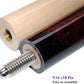 58" Pool Cue Stick,13mm 2-Piece Maple Hardwood Ergonomic Design Billiard Cues Kit,19/20/21oz