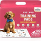 Disposable Dog Training Pads – Highly Absorbent Pee Pads with Quick-Dry Gel, Leak Proof Backing, Pheromonal Attractant for Housebreaking and Indoor Potty Training – 23 x 23 in (100 Count)