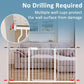 Extra Wide Baby Gate 4.72in Extensions Walk Through Baby Gate Pressure Mount Auto Close Child Safety Gates (White, Extension-4.72"/12cm)