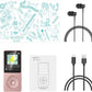 AGPTEK A02S 16GB MP3 Player, 70 Hours Playback Lossless Sound Music Player, Supports up to 128GB, Rose Gold