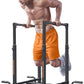 Sportsroyals Adjustable Dip Bar Station, Heavy Duty Parallette & Parallel Bars, 400LBS Stable Dip Stands for Home Gym, Calisthenics & Upper Body Workout Equipment
