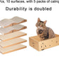 Cat Scratcher Cardboard Scratch Pad Box for Indoor Cats,5pcs Scratching Board Bed Reversible Durable,with Catnip