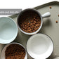 Hoki Found L Silicone Non Slip Pet Dog Cat Bowl Mats - Placemat - Feeding Mat - Waterproof - For Carpet - Cream Green