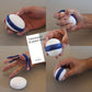 Hand & Finger Exerciser – Grip Strengthener with 2 Resistance Rings & Training Manual with 30+ Exercises – Strengthens Hand Muscles, Joints & Tendons for Rehab, Therapy & Training