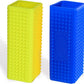 2pcs Pet Dog Cat Hair Remover, Pet Hair Removal Tool, Hollow Cleaner Brush for car，Interior, Furniture, Sofa (blue and yellow)