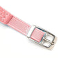 CHUKCHI Heart Bling Cat Collar with Safety Belt and Bell 8-11 Inches(Pink)