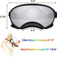 Medium Dog Sunglasses with Adjustable Strap UV Protection, Winproof Dog Puppy Sunglasses, Suitable for Medium Dog Pet Glasses, Dogs Eyes Protection,Soft Dog Goggles